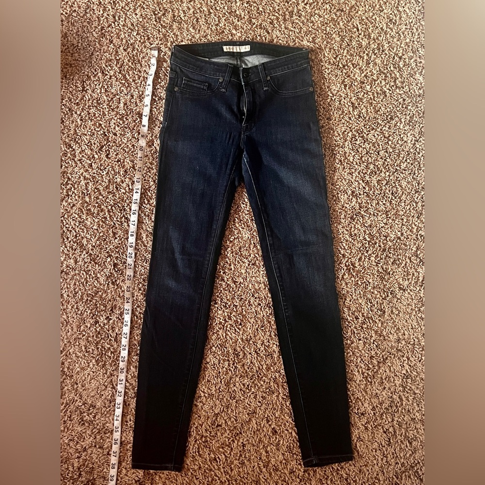Joie Slate Denim Jeggings Size 25 - Picture 6 of 13